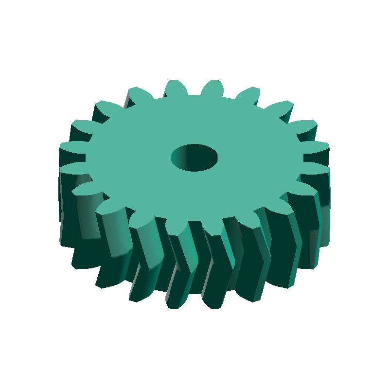 Double Helical Gear Generator