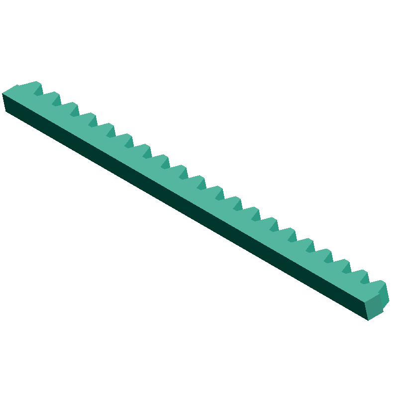 Helical Rack Gear Generator
