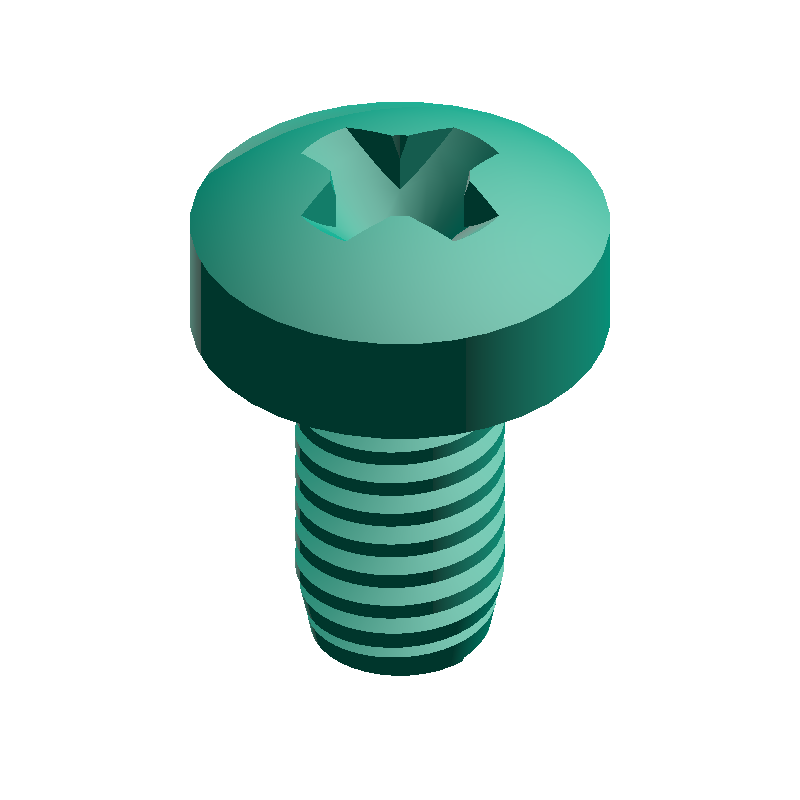 Tornillo de cabeza alomada Generador
