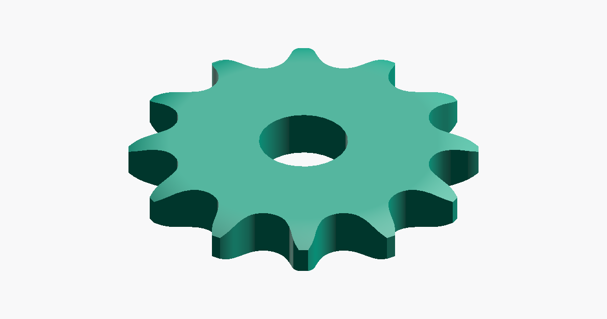 Sprocket STEP File Generator | meta-matic